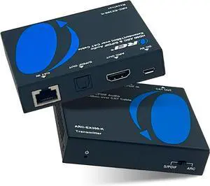 OREI ARC & SPDIF Audio Only Extender Balun Over Single CAT5e/6/7 Audio Return Channel Through HDMI Up to 300 Ft - Power Over Cable (ARC-EX300-K) OREI ARC & SPDIF Audio Only Extender Balun Over Single CAT5e/6/7 Audio Return Channel Through HDMI Up to 300 Ft - Power Over Cable (ARC-EX300-K)