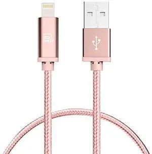 LAX iPhone Charger Lightning Cable - MFi Certified Durable Braided Apple Lightning USB Cord for iPhone 11/11 Pro Max/XS Max/X/iPad, iPod & More LAX iPhone Charger Lightning Cable - MFi Certified Durable Braided Apple Lightning USB Cord for iPhone 11/11 Pro Max/XS Max/X/iPad, iPod & More