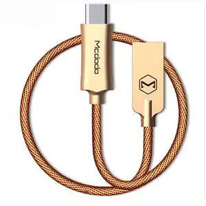 Mcdodo Smart LED 6FT/1.8M Auto Disconnect iPhone Nylon Braided Sync Charge USB Data Cable Compatible Phone 14/13/12/11 Pro max
