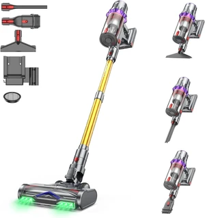 Coovy SU7 Ultra Cordless Vacuum Cleaner, 55KPa/650W 80Mins Runtime Powerful Suction Stick Vaccum for Whole-House Cleaning, Self-Standing Anti-Tangle Vac for Hard Floors Carpet Pet Hair, Ultra Version Coovy SU7 Ultra Cordless Vacuum Cleaner, 55KPa/650W 80Mins Runtime Powerful Suction Stick Vaccum for Whole-House Cleaning, Self-Standing Anti-Tangle Vac for Hard Floors Carpet Pet Hair, Ultra Version