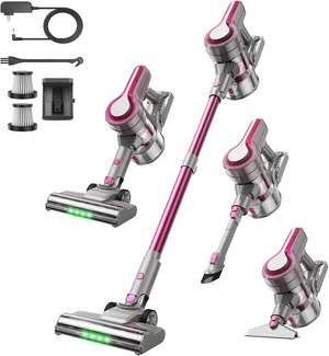 600W/50Kpa Cordless Vacuum Cleaners for Home, 50Mins Stick Vacuum with Self-Standing,Anti-Tangl,Lightweight Wireless Vacuum for Hardwood Floors Carpet Pet Hair Car 600W/50Kpa Cordless Vacuum Cleaners for Home, 50Mins Stick Vacuum with Self-Standing,Anti-Tangl,Lightweight Wireless Vacuum for Hardwood Floors Carpet Pet Hair Car