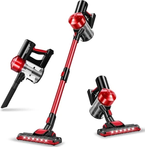 iwoly C150 Cordless Vacuum Cleaner with 2200mAh Rechargeable Battery, 18000Pa Cyclone Vacuum with HEPA Filter, Lightweight Portable Handheld Stick Vacuum for Home Hard Floor Car Cleaning iwoly C150 Cordless Vacuum Cleaner with 2200mAh Rechargeable Battery, 18000Pa Cyclone Vacuum with HEPA Filter, Lightweight Portable Handheld Stick Vacuum for Home Hard Floor Car Cleaning