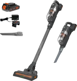 BLACK+DECKER POWERSERIES 20V MAX Cordless Stick Vacuum Cleaner, Household Vacuum Cleaners for Hardwood Floors and Carpet, LED Lights, Detachable, Anti-Tangle, Lightweight, Bagless (BHFEA18D1) BLACK+DECKER POWERSERIES 20V MAX Cordless Stick Vacuum Cleaner, Household Vacuum Cleaners for Hardwood Floors and Carpet, LED Lights, Detachable, Anti-Tangle, Lightweight, Bagless (BHFEA18D1)