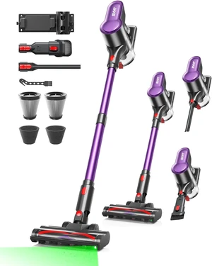Cordless Vacuum Cleaner, 500W 45KPA 50Mins Stick Vacuum Cleaners for Home Cordless Vacuum Cleaner, 500W 45KPA 50Mins Stick Vacuum Cleaners for Home