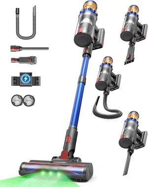 Cordless Vacuum Cleaner, 650W/55Kpa Vacuum Cleaners for Home, 70Mins Stick Vacuum with Self-Standing,Anti-Tangle,Wall Mount Charging,Lightweight Wireless Vacuum for Hardwood Floors Carpet Pet Hair Car Cordless Vacuum Cleaner, 650W/55Kpa Vacuum Cleaners for Home, 70Mins Stick Vacuum with Self-Standing,Anti-Tangle,Wall Mount Charging,Lightweight Wireless Vacuum for Hardwood Floors Carpet Pet Hair Car
