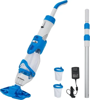 Garvee Handheld Pool Vacuum with Telescopic Pole, Updated Swimming Cordless Rechargeable Pool Cleaner 19.8GPM Powerful Suction for Above Ground/Inground Pools/Spa/Hot Tub, Dual-Filter Cleaning System Garvee Handheld Pool Vacuum with Telescopic Pole, Updated Swimming Cordless Rechargeable Pool Cleaner 19.8GPM Powerful Suction for Above Ground/Inground Pools/Spa/Hot Tub, Dual-Filter Cleaning System