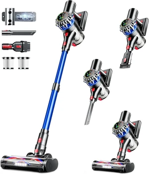 Cordless Vacuum Cleaner, 600W 50Kpa 65Mins Cordless Stick Vacuum with Self-Standing, Touch Screen, Anti-Tangle Wireless Vacuum, Vacuum Cleaners for Home/Pet Hair/Carpets/Hardwood Floor Cordless Vacuum Cleaner, 600W 50Kpa 65Mins Cordless Stick Vacuum with Self-Standing, Touch Screen, Anti-Tangle Wireless Vacuum, Vacuum Cleaners for Home/Pet Hair/Carpets/Hardwood Floor