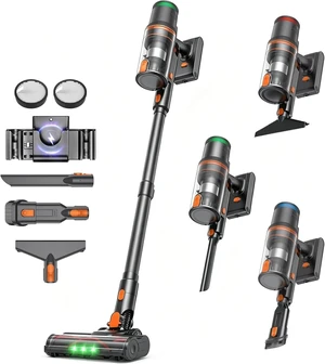 Cordless Vacuum Cleaner, 300AW/65Min Self-Standing Vacuum Cleaner for Home Cordless Vacuum Cleaner, 300AW/65Min Self-Standing Vacuum Cleaner for Home