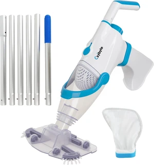 Handheld Pool Vacuum Cleaner, 89 inchs Extension Pole,Bright White Handheld Pool Vacuum Cleaner, 89 inchs Extension Pole,Bright White