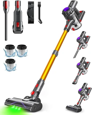 Cordless Stick Vacuum Cleaners for Home, 500W 45KPA 45Min Stick Vacuum Cordless Stick Vacuum Cleaners for Home, 500W 45KPA 45Min Stick Vacuum
