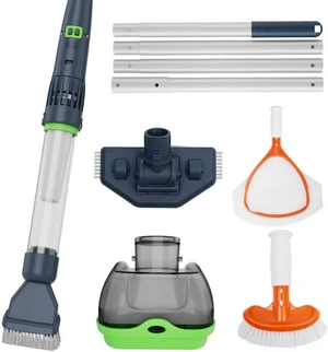 Rechargeable Pool & Spa Hot Tub Vacuum Cleaner - Dual Mode & Magnetic Drive System, 25µm Ultra Fine Mesh Filters for Hot Tub, Small Above Ground Pools - 70 Mins Rechargeable Pool & Spa Hot Tub Vacuum Cleaner - Dual Mode & Magnetic Drive System, 25µm Ultra Fine Mesh Filters for Hot Tub, Small Above Ground Pools - 70 Mins