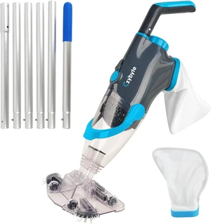 Handheld Pool Vacuum Cleaner, 89 inchs Extension Pole,Dark Gray Handheld Pool Vacuum Cleaner, 89 inchs Extension Pole,Dark Gray