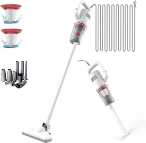 KEROMEE Stick Corded Handheld Vacuum Cleaner 26ft Cord Electric Broom for Pet Hair Hardwood Floor Cat Litter Cleaning KEROMEE Stick Corded Handheld Vacuum Cleaner 26ft Cord Electric Broom for Pet Hair Hardwood Floor Cat Litter Cleaning