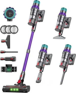 Cordless Vacuum Cleaner for Home, 650W 60KPa Stick Vacuum Cleaner,Max 75Min Cordless Vacuum Cleaner for Home, 650W 60KPa Stick Vacuum Cleaner,Max 75Min