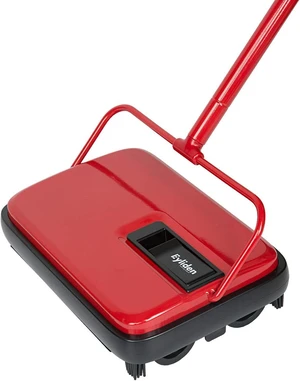 Eyliden Carpet Sweeper, Mini Size, Manual Sweeping, Red Eyliden Carpet Sweeper, Mini Size, Manual Sweeping, Red