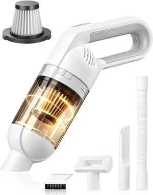 Handheld Vacuum Cleaner, 20000 Pa Car Vacuum Cordless White Handheld Vacuum Cleaner, 20000 Pa Car Vacuum Cordless White