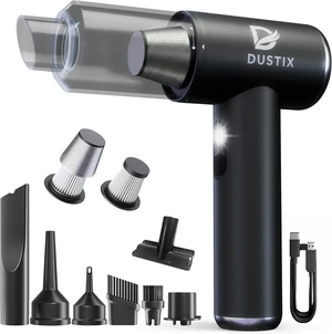 Car Vacuum Cordless Handheld Vacuum Cleaner Mini Portable Car Vacuum Brushless Motor Rechargeable Type C Blower Inflator Deflator Car Cleaning Kit (DX-1 Pro) Car Vacuum Cordless Handheld Vacuum Cleaner Mini Portable Car Vacuum Brushless Motor Rechargeable Type C Blower Inflator Deflator Car Cleaning Kit (DX-1 Pro)