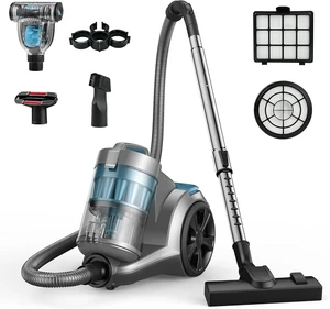 Aspiron 1700W Canister Vacuum Cleaner, 45Kpa Bagless Vacuum Cleaner Aspiron 1700W Canister Vacuum Cleaner, 45Kpa Bagless Vacuum Cleaner