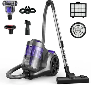 Aspiron 1700W Canister Vacuum Cleaner, 45Kpa Bagless Vacuum Cleaner Aspiron 1700W Canister Vacuum Cleaner, 45Kpa Bagless Vacuum Cleaner