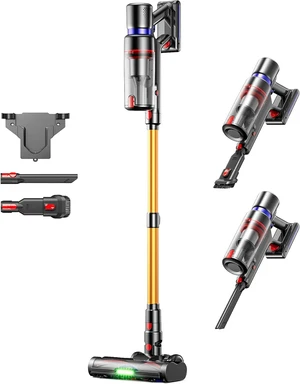 Cordless Vacuum Cleaner,600W 50KPA 70Mins Runtime for Home, Self-Standing Stick Vacuum with LED Display, Anti-Tangle, 8-in-1 Lightweight Vacuum for Pet Hair, Carpet, Hard Floor Cordless Vacuum Cleaner,600W 50KPA 70Mins Runtime for Home, Self-Standing Stick Vacuum with LED Display, Anti-Tangle, 8-in-1 Lightweight Vacuum for Pet Hair, Carpet, Hard Floor