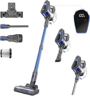 N16 Cordless Vacuum Cleaner, Lightweight Vacuum Cleaners for Home with Powerful Suction, 2600mAh Battery with 45 Mins Runtime, Rechargeable Stick Vacuum Cordless for Hardwood Floor Carpet Pet Hair N16 Cordless Vacuum Cleaner, Lightweight Vacuum Cleaners for Home with Powerful Suction, 2600mAh Battery with 45 Mins Runtime, Rechargeable Stick Vacuum Cordless for Hardwood Floor Carpet Pet Hair