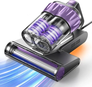 Bed Mattress Vacuum Cleaner - 18 KPa Suction,150°F Heat,Aroma,253.7nm UV-C Bed Mattress Vacuum Cleaner - 18 KPa Suction,150°F Heat,Aroma,253.7nm UV-C