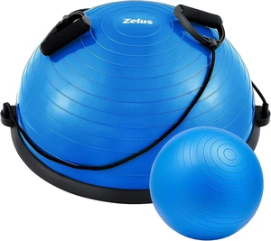 ZELUS 23in. Balance Ball with 55cm Yoga Ball, Resist Bands & Foot Pump ZELUS 23in. Balance Ball with 55cm Yoga Ball, Resist Bands & Foot Pump