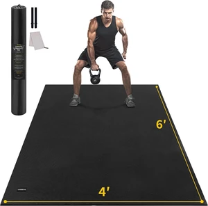 CAMBIVO 8'x6'/7'x5'/6'x4' Large Exercise Mat Workout Mat for Home Gym, 7mm CAMBIVO 8'x6'/7'x5'/6'x4' Large Exercise Mat Workout Mat for Home Gym, 7mm