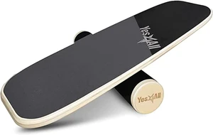 Yes4All Balance Board Sports Trainer, Surf Trainer Board With Adjustable Stoppers, Improve Core Strength and Balance Control Yes4All Balance Board Sports Trainer, Surf Trainer Board With Adjustable Stoppers, Improve Core Strength and Balance Control