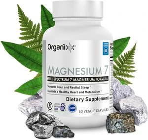 Organixx Magnesium 7 Complex, Sleep & Muscle Support, 60 Caps Organixx Magnesium 7 Complex, Sleep & Muscle Support, 60 Caps