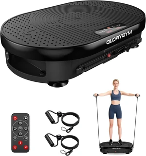 Vibration Plate Exercise Machine for Body Shaker Machine & Weight Loss, Shake Plate with Resistance Bands, 120 Speed Levels, Remote Control, Full Body Workout, Compact Home Gym Equipment Vibration Plate Exercise Machine for Body Shaker Machine & Weight Loss, Shake Plate with Resistance Bands, 120 Speed Levels, Remote Control, Full Body Workout, Compact Home Gym Equipment