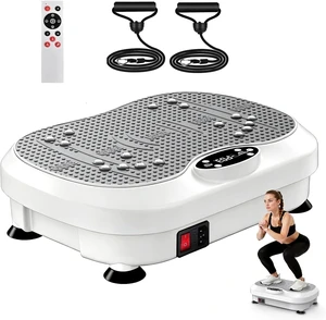 Vibration Plate Exercise Machine for Lymphatic Drainage with 200 Levels, Whole Body Fitness Workout Equipment Stand Shake Board Sport Gym for Weight Loss Fat Burner for Women Men Vibration Plate Exercise Machine for Lymphatic Drainage with 200 Levels, Whole Body Fitness Workout Equipment Stand Shake Board Sport Gym for Weight Loss Fat Burner for Women Men
