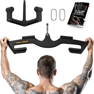 2-PCS Set LAT Pulldown Attachments for Back Training 2-PCS Set LAT Pulldown Attachments for Back Training