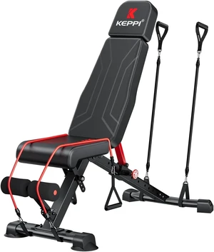 Keppi Weight Bench 900Lb, Adjustable Foldable Sturdy Bench for Home Gym Keppi Weight Bench 900Lb, Adjustable Foldable Sturdy Bench for Home Gym
