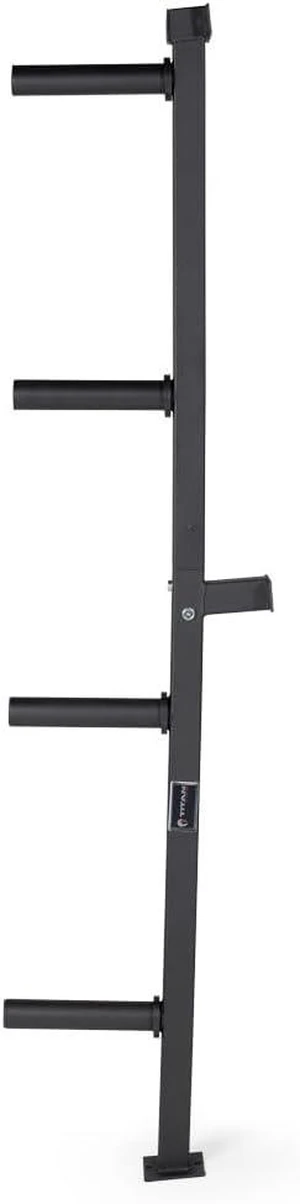 Titan Fitness Weight Plate Wall Mounted Storage Rack, Angled 4-Peg Design, Olympic Sized Weight Plate Organizer, Rated 800 LB, Anchored Wall Mounted Storage Titan Fitness Weight Plate Wall Mounted Storage Rack, Angled 4-Peg Design, Olympic Sized Weight Plate Organizer, Rated 800 LB, Anchored Wall Mounted Storage
