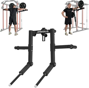 Mikolo Lateral Raise Attachment for Squat Rack, Standing Lateral Raise Machine with 1" Holes, Power Rack Cage Attachment, Upper Body Strength Training Machine for Home Gym Mikolo Lateral Raise Attachment for Squat Rack, Standing Lateral Raise Machine with 1" Holes, Power Rack Cage Attachment, Upper Body Strength Training Machine for Home Gym