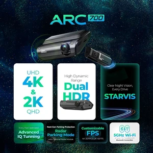 THINKWARE ARC700 Dash Cam 4K Front and 2K Rear, Dual HDR, Sony STARVIS THINKWARE ARC700 Dash Cam 4K Front and 2K Rear, Dual HDR, Sony STARVIS