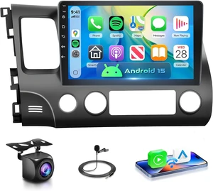 Car Radio for Honda Civic 2006-2011 with Wireless CarPlay Android Auto Car Radio for Honda Civic 2006-2011 with Wireless CarPlay Android Auto
