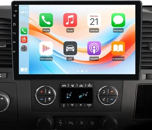 Car Radio Stereo Upgrade for Chevy Silverado 1500 2500 Tahoe Equinox GMC Sierra Yukon 64GB with CarPlay Android Auto Car Radio Stereo Upgrade for Chevy Silverado 1500 2500 Tahoe Equinox GMC Sierra Yukon 64GB with CarPlay Android Auto