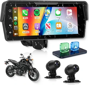 6.86 Inch Motorcycle Carplay GPS Navigation System with Dual Camera 6.86 Inch Motorcycle Carplay GPS Navigation System with Dual Camera