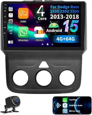 4G+64G Android 15 Car Stereo for Dodge Ram 1500 2500 3500 2013-2019 4G+64G Android 15 Car Stereo for Dodge Ram 1500 2500 3500 2013-2019