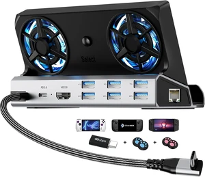 YCE12-in-1 Steam Deck Docking Station for ROG Ally X, Legion Go, Switch YCE12-in-1 Steam Deck Docking Station for ROG Ally X, Legion Go, Switch