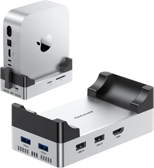 ANYOYO Mac mini M4 Dock with 10Gbps 8TB NVMe SSD Enclosure, Silver ANYOYO Mac mini M4 Dock with 10Gbps 8TB NVMe SSD Enclosure, Silver