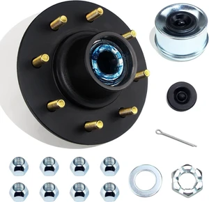 8 on 6.5 Trailer Hub Kit for 7000lb 1.25'' to 1.75'' Tapered Axle 8 on 6.5 Trailer Hub Kit for 7000lb 1.25'' to 1.75'' Tapered Axle