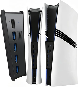 Joso 6 Ports USB Hub 2.0 for PS5 Pro/Slim Console Front Joso 6 Ports USB Hub 2.0 for PS5 Pro/Slim Console Front
