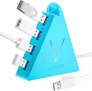 USB 3.0 Hub,4 Port USB Hub Tower,2ft Cable USB Splitter for Laptop, PC, Xbox One, PS4, PS5, iMac, Surface Pro, XPS, Desktop, Flash Drive, Mobile HDD (Blue) USB 3.0 Hub,4 Port USB Hub Tower,2ft Cable USB Splitter for Laptop, PC, Xbox One, PS4, PS5, iMac, Surface Pro, XPS, Desktop, Flash Drive, Mobile HDD (Blue)