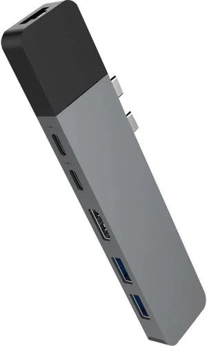 HyperDrive USB C Hub, NET 6-in-2 for MacBook Pro Air, Multi-Port USB-C Dongle w/Gigabit Ethernet, 40Gbps/100W PD, 5Gbps/60W PD, 4K30Hz HDMI HyperDrive USB C Hub, NET 6-in-2 for MacBook Pro Air, Multi-Port USB-C Dongle w/Gigabit Ethernet, 40Gbps/100W PD, 5Gbps/60W PD, 4K30Hz HDMI
