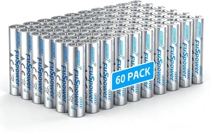 AAA Batteries Long Lasting: 1.5V Triple A Batteries 60 Pack - Heavy Duty Carbon Zinc Power for Remote Control LED Clocks Mice Keyboard - Low Self Discharge for Long Storage AAA Batteries Long Lasting: 1.5V Triple A Batteries 60 Pack - Heavy Duty Carbon Zinc Power for Remote Control LED Clocks Mice Keyboard - Low Self Discharge for Long Storage