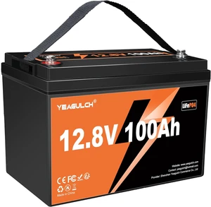12V 100Ah LiFePO4 Lithium Battery BIC Group 31 with 100A BMS 1280Wh