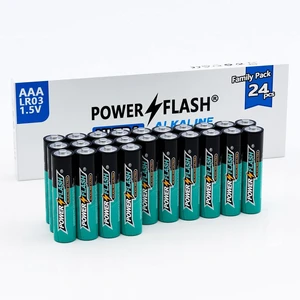 Alkaline Battery,AAA Batteries 24 Pack Long-Lasting Power, Leakproof Design, 10 Years Shelf Life (24)
